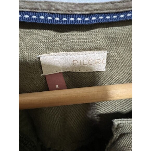 Anthropologie Pilcro Moss Flutter Sleeve Button Front Tunic Dress, S - Picture 5 of 10